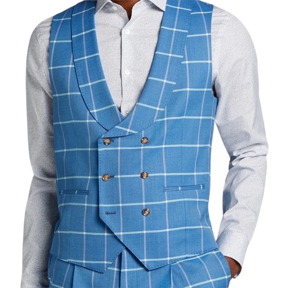 Taylor Classic Double Breasted Suit Separates Vest - Picture 1 of 5